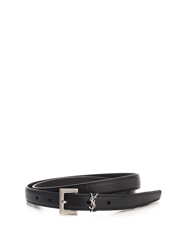 Ysl Belts Black made by Yves Saint Laurent