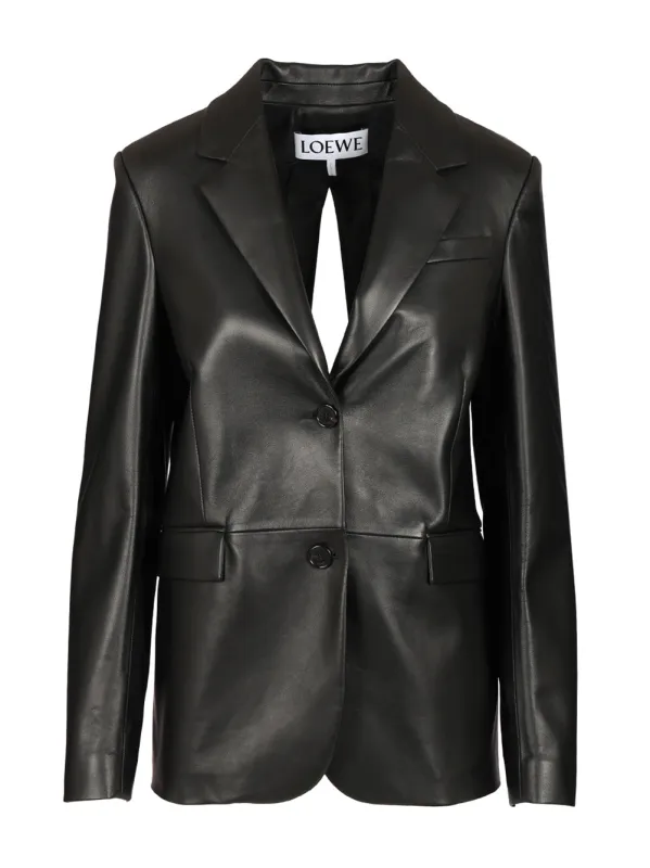 Lambskin Nappa Jacket Jackets Black made by Loewe