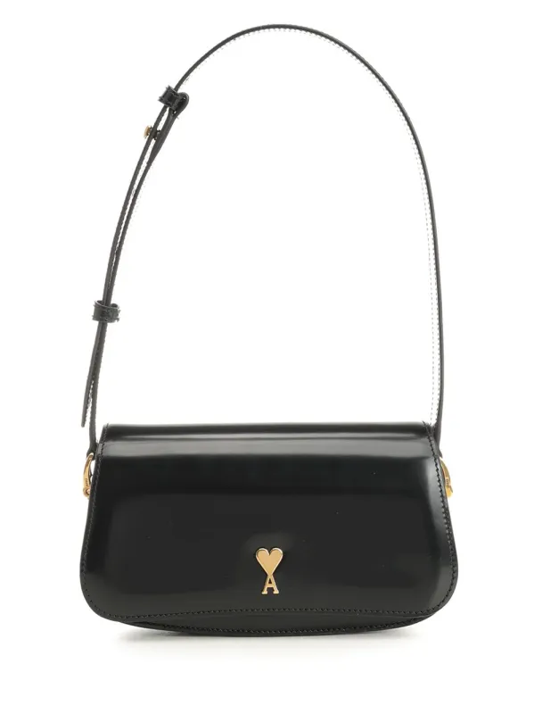 Paris Paris Shoulder Bags Black made by Ami