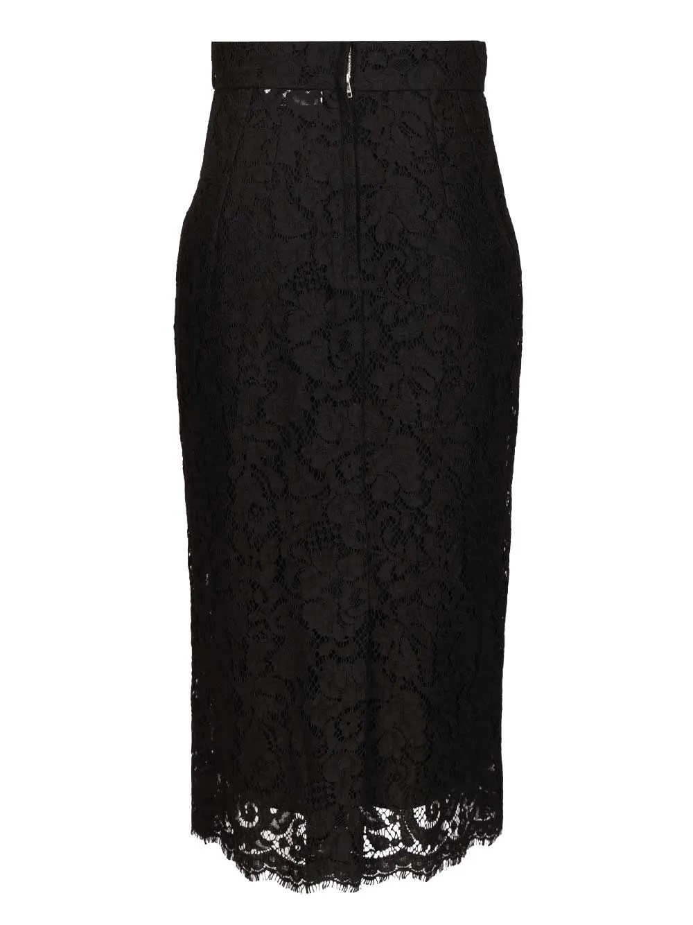 Stretch Lace Midi Skirt Skirts Black sold by Wanan Luxury product image thumbnail 2