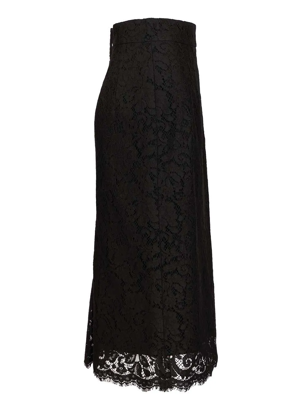 Stretch Lace Midi Skirt Skirts Black sold by Wanan Luxury product image thumbnail 3