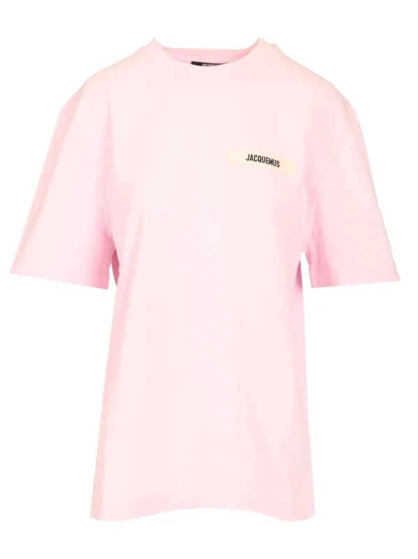 Cotton T-Shirt Rose made by Jacquemus