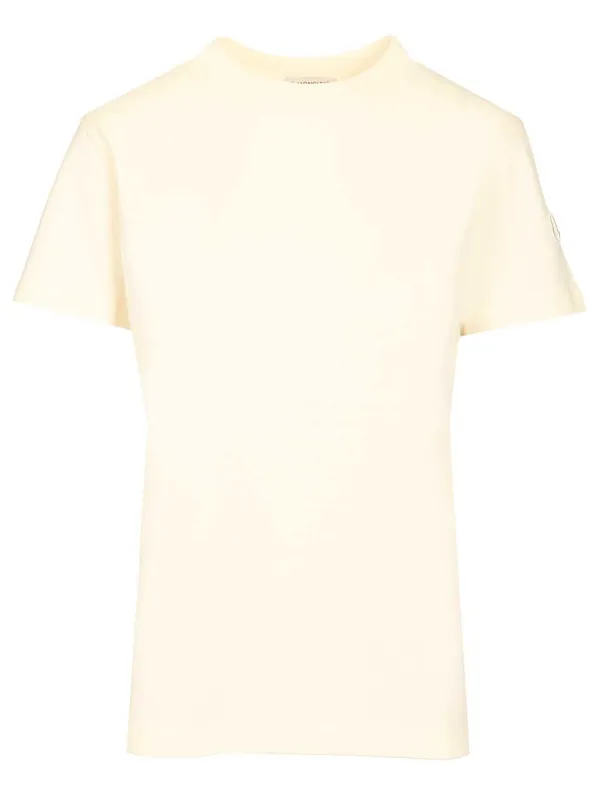 Cotton T-Shirt White made by Moncler