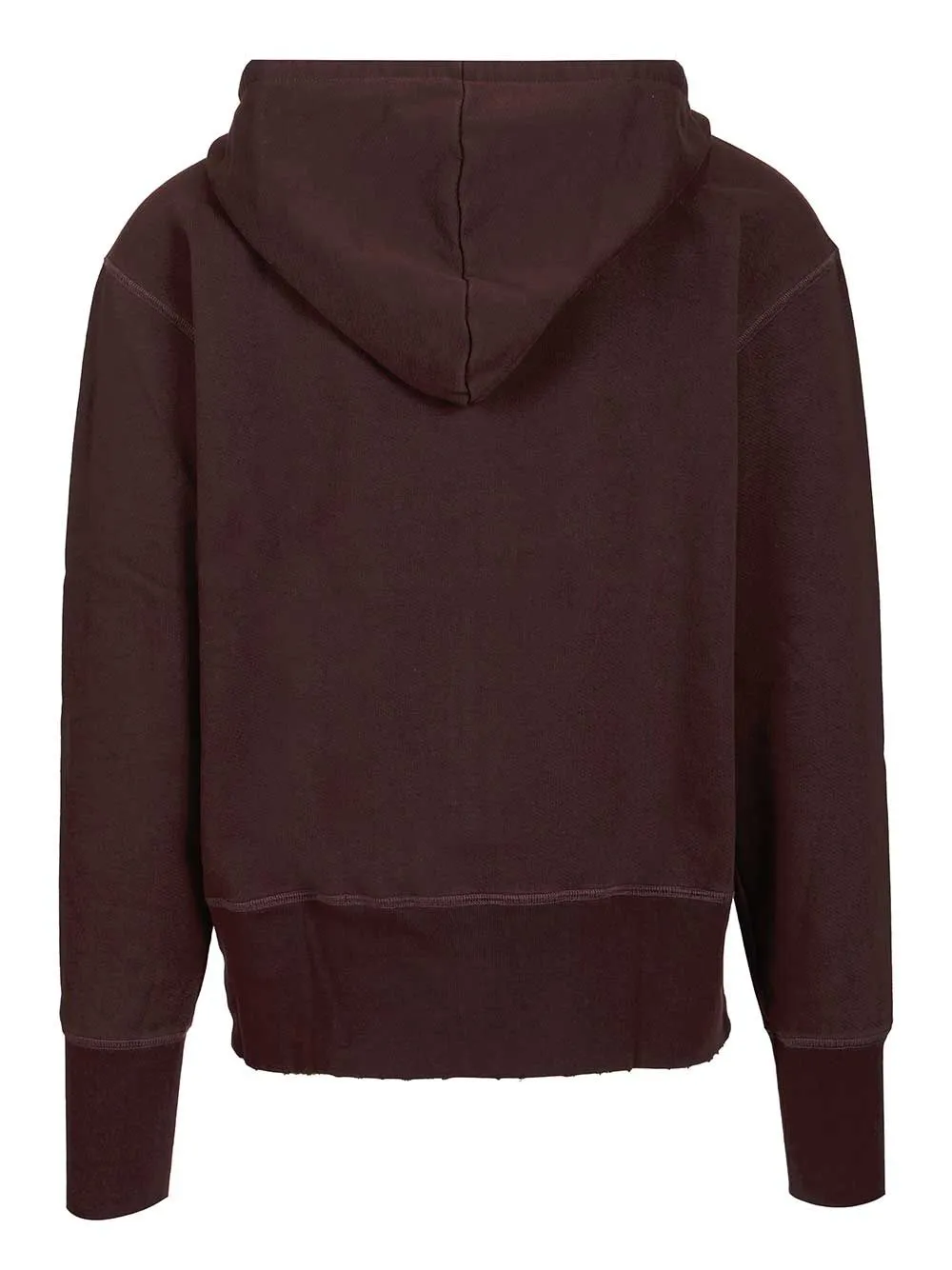 Cotton Hooded Sweatshirt Sweatshirts Bordeaux sold by Wanan Luxury product image thumbnail 2