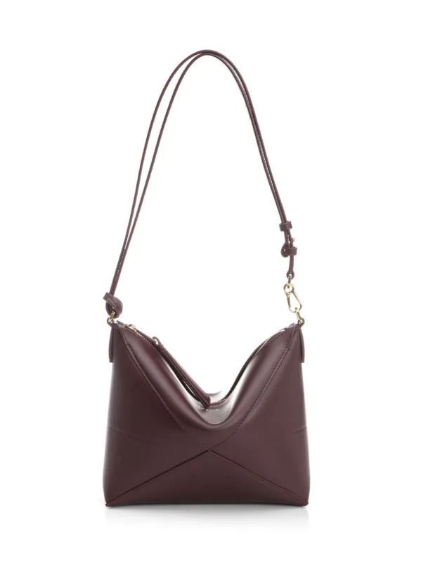 Puzzle Fold Clutch Small Leather Goods Bordeaux made by Loewe