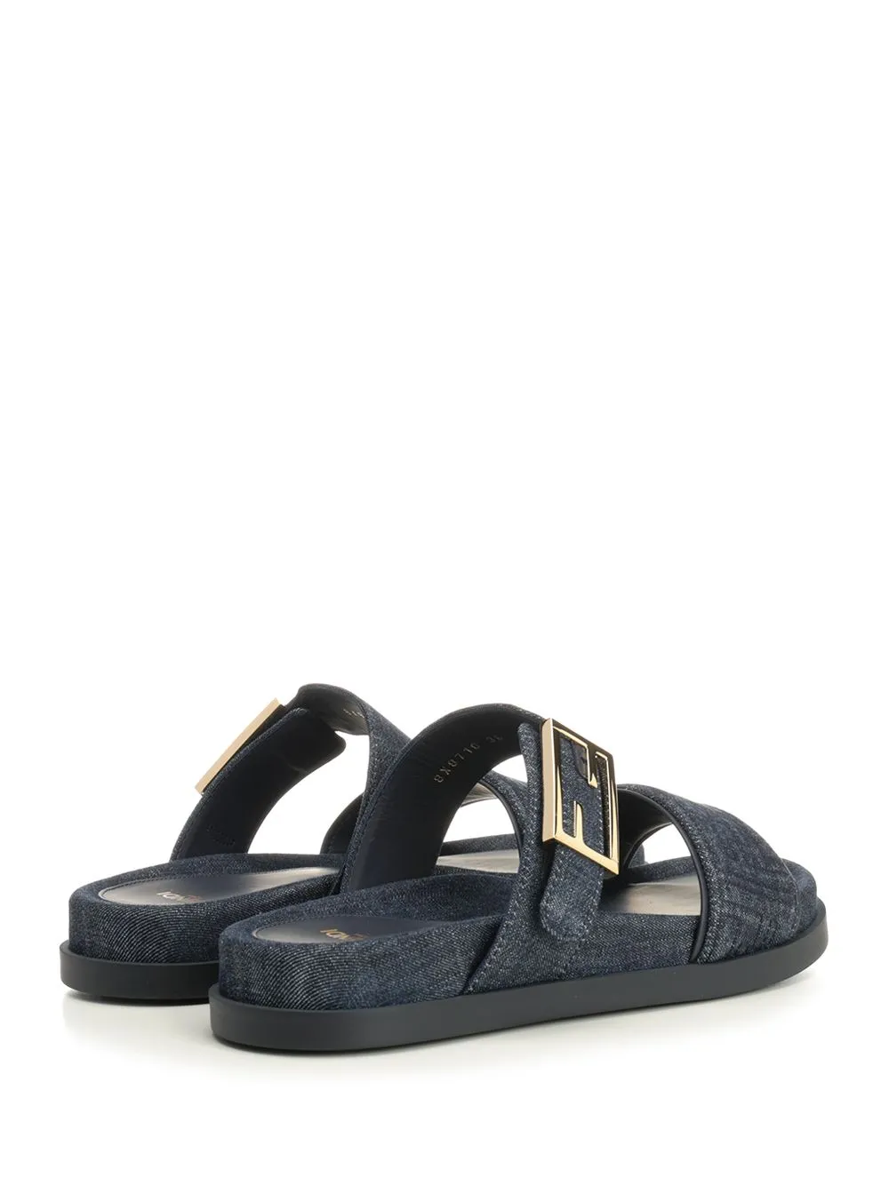 Flat Denim Slides Sandals Blue sold by Wanan Luxury product image thumbnail 3