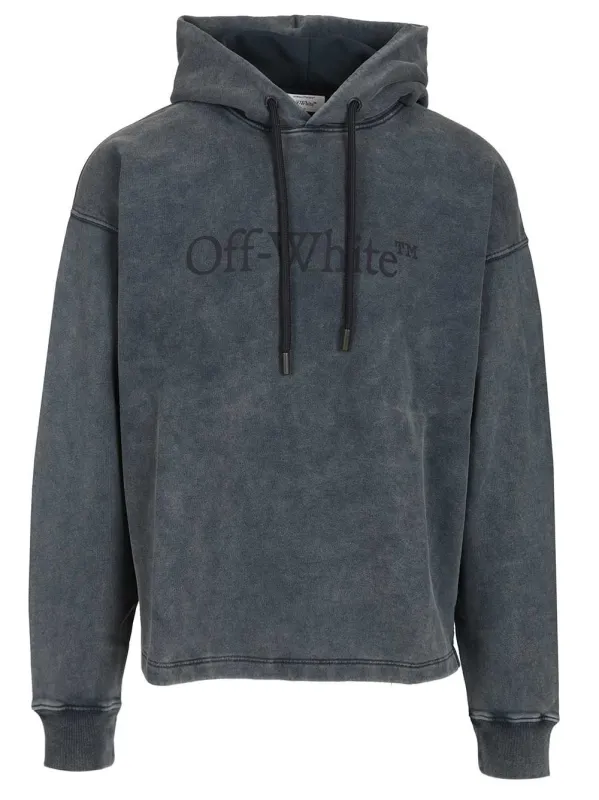 Hooded Sweatshirt Blue made by Off-White