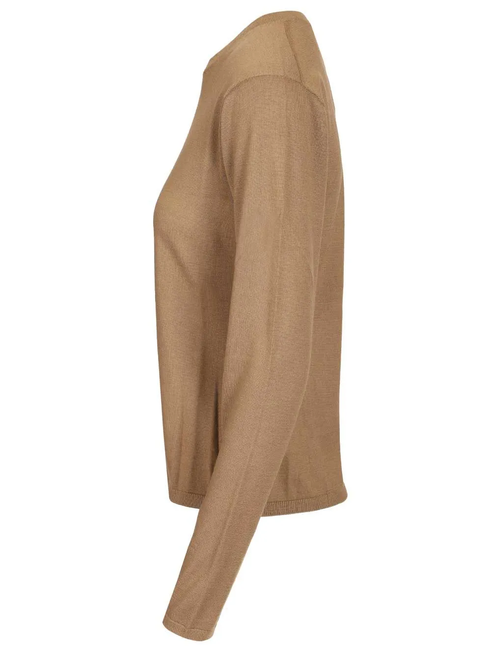 Cashmere Crew Neck Sweater Knitwear Brown sold by Wanan Luxury product image thumbnail 3