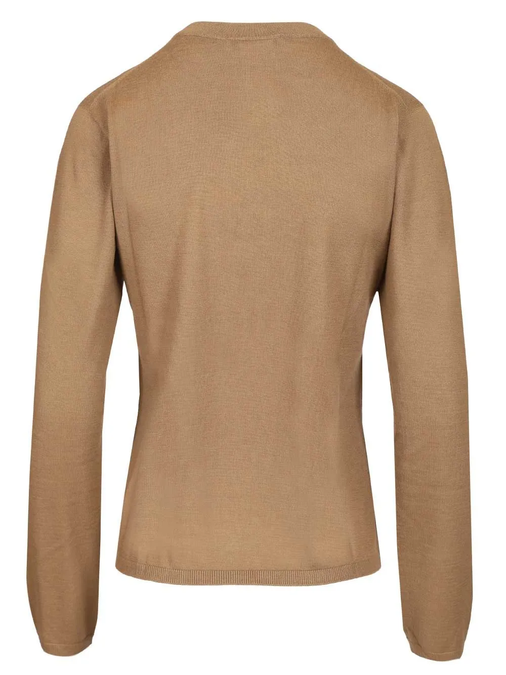 Cashmere Crew Neck Sweater Knitwear Brown sold by Wanan Luxury product image thumbnail 2