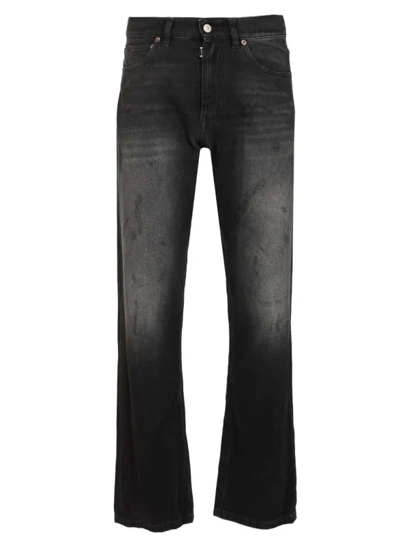 Straight-Leg Jeans Black made by Maison Margiela