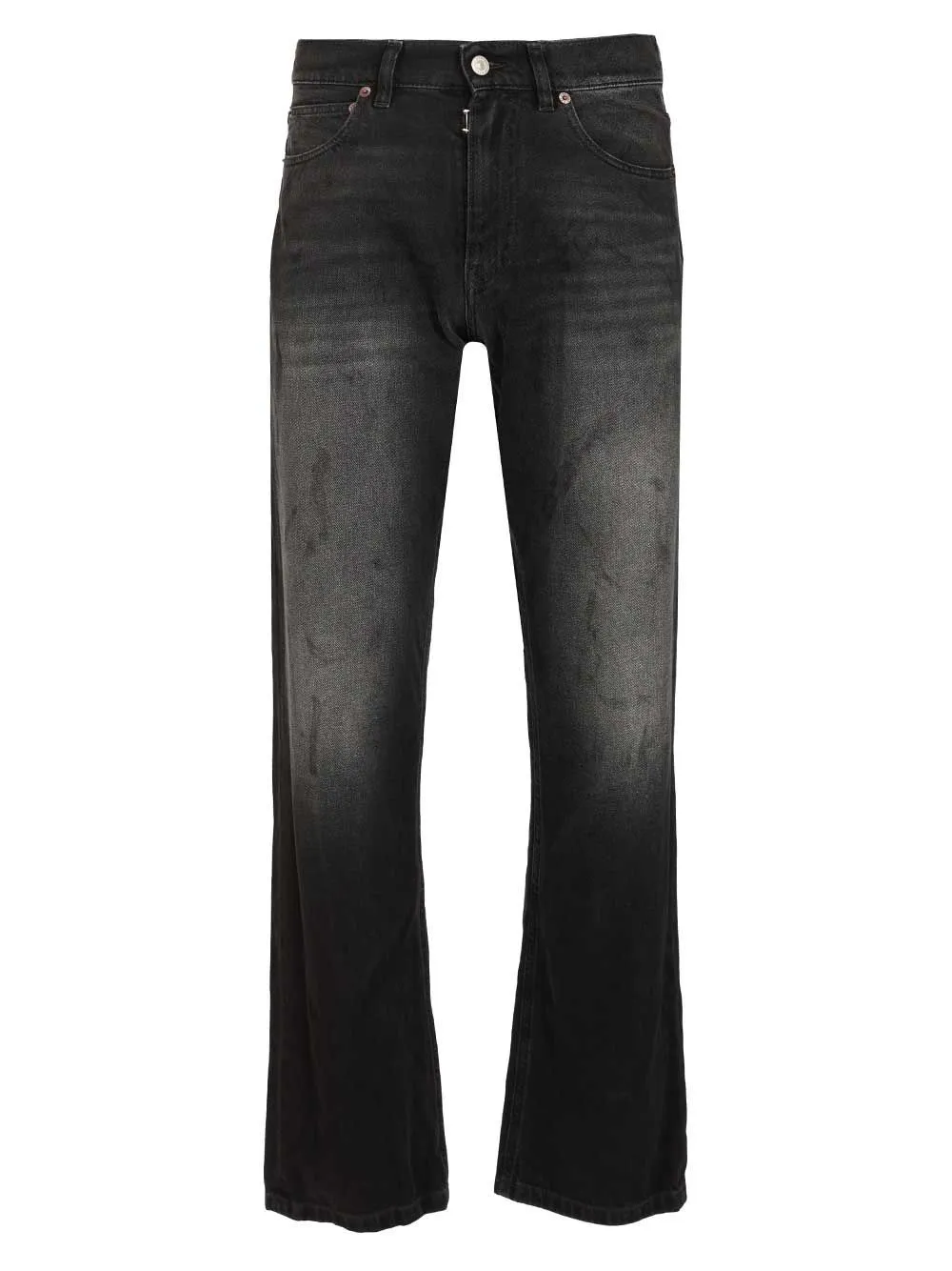 Straight-Leg Jeans Black sold by Wanan Luxury