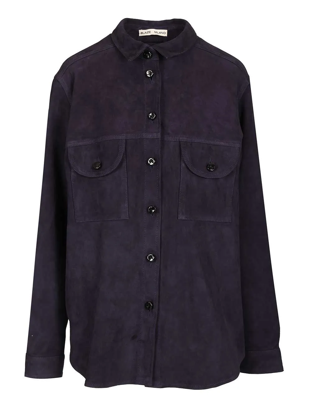 Viva Berber Suede Shirt Shirts Blue sold by Wanan Luxury