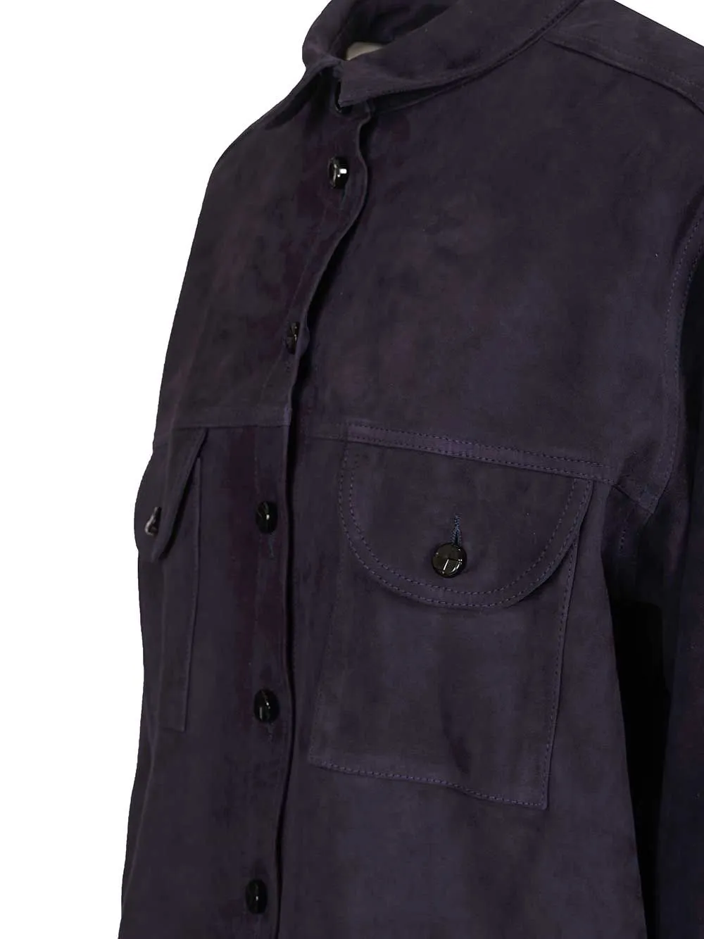 Viva Berber Suede Shirt Shirts Blue sold by Wanan Luxury product image thumbnail 5