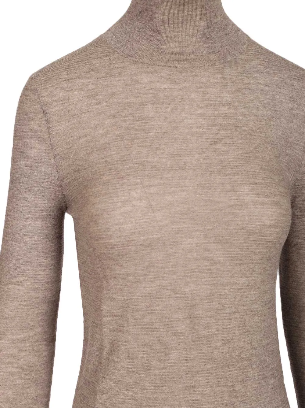 Lory Cashmere Turtleneck Knitwear Brown sold by Wanan Luxury product image thumbnail 4