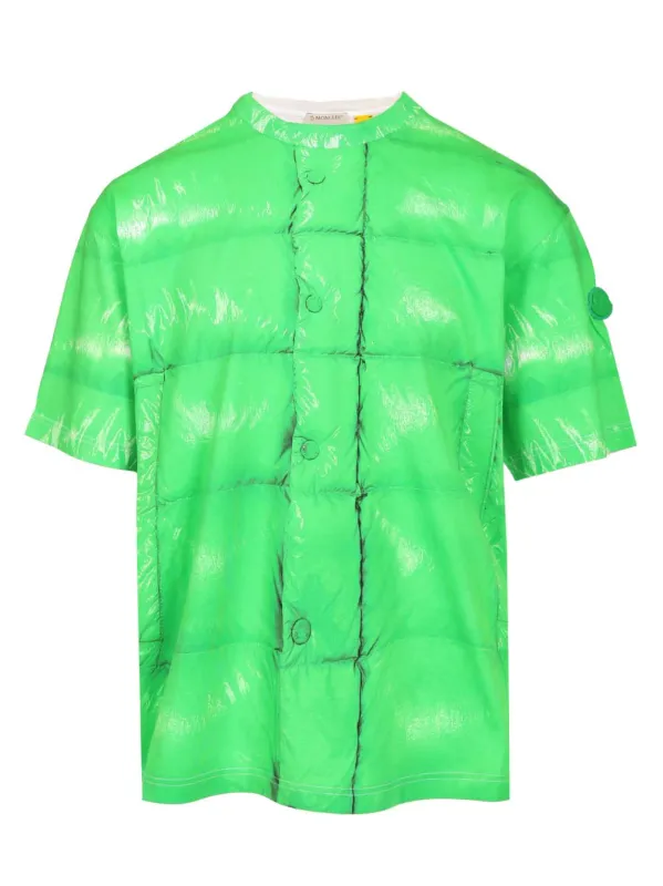 Moncler X A$Ap Rocky Cotton T-Shirt Green made by Moncler