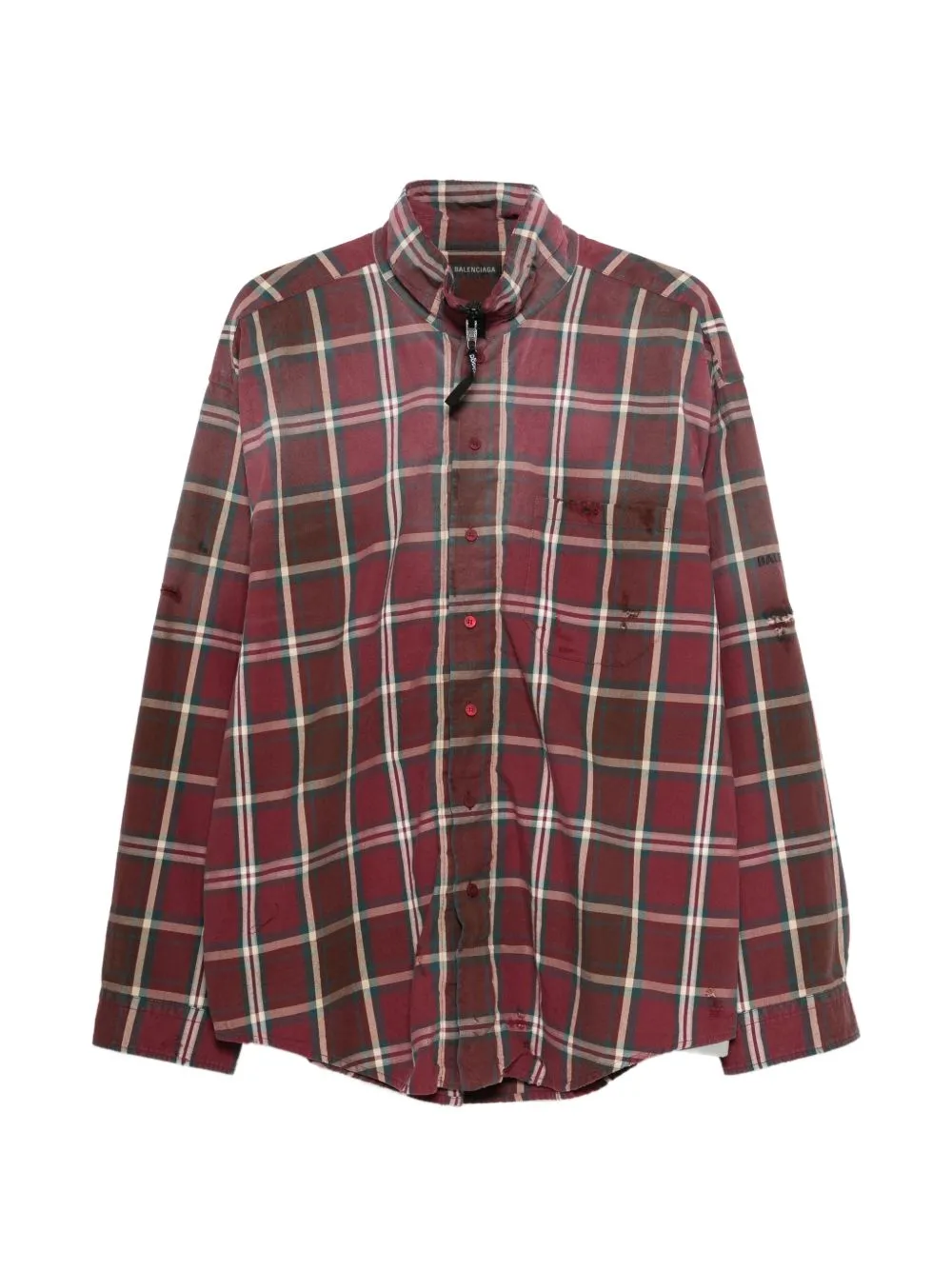 Checked Flannel Shirt sold by Wanan Luxury