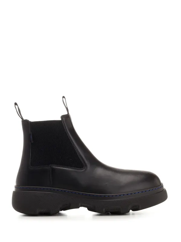 Chelsea Creeper Boots Black made by Burberry
