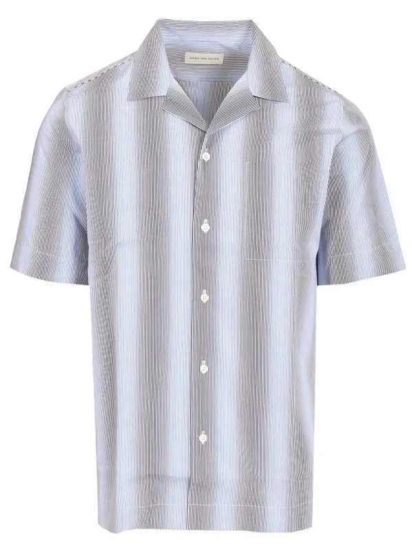Carltone Shirt Shirts Light Blue made by Dries Van Noten