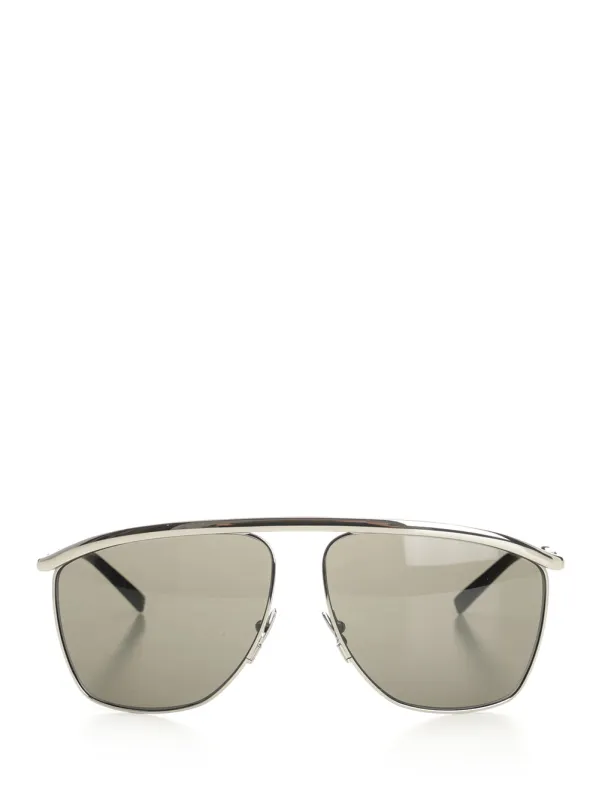Aviator Glasses Grey made by Yves Saint Laurent