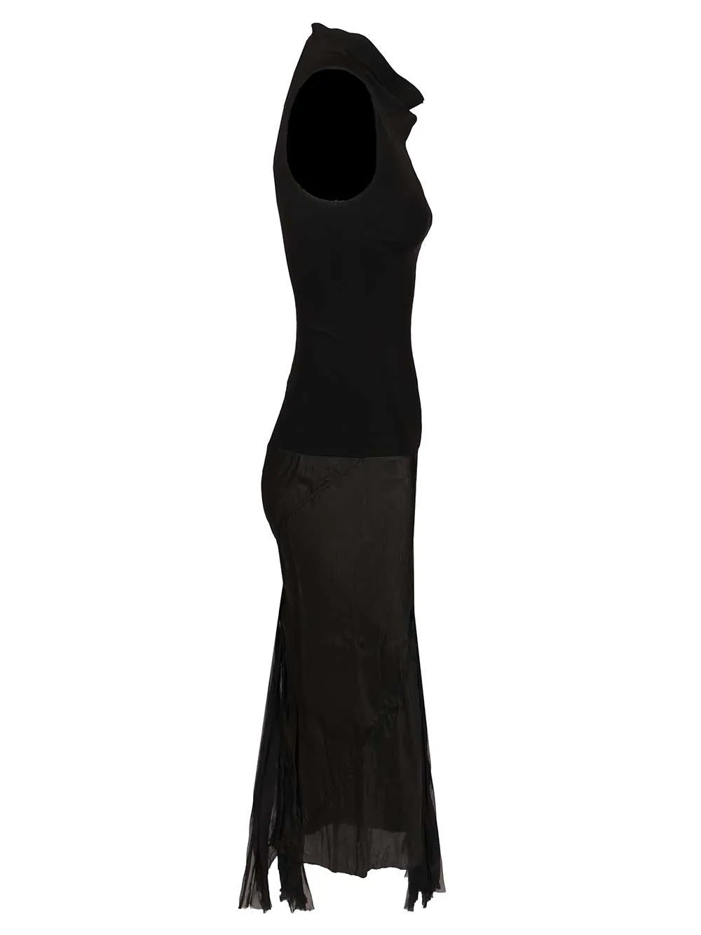 Sliced Dress Dresses Black sold by Wanan Luxury product image thumbnail 3