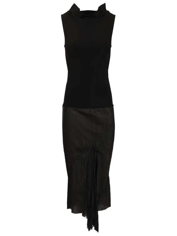 Sliced Dress Dresses Black sold by Wanan Luxury