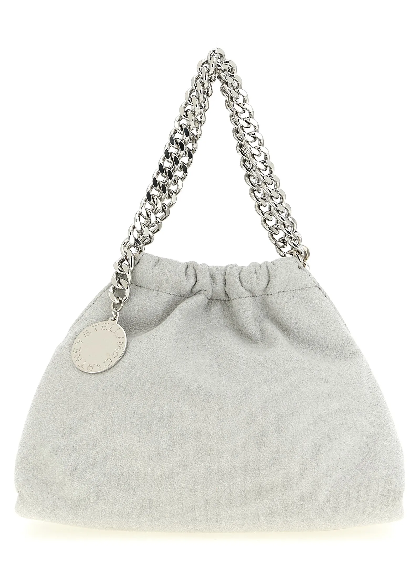 Falabella Mini Drawstring Hand Bags Gray sold by Wanan Luxury