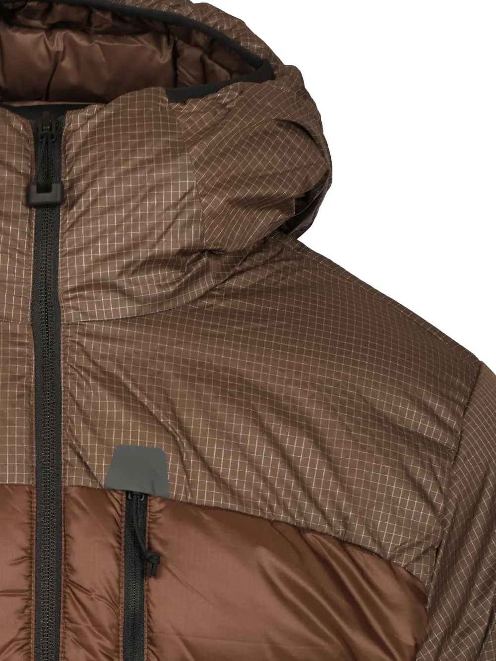 Kalix Hooded Down Jacket Jackets Brown sold by Wanan Luxury product image thumbnail 4