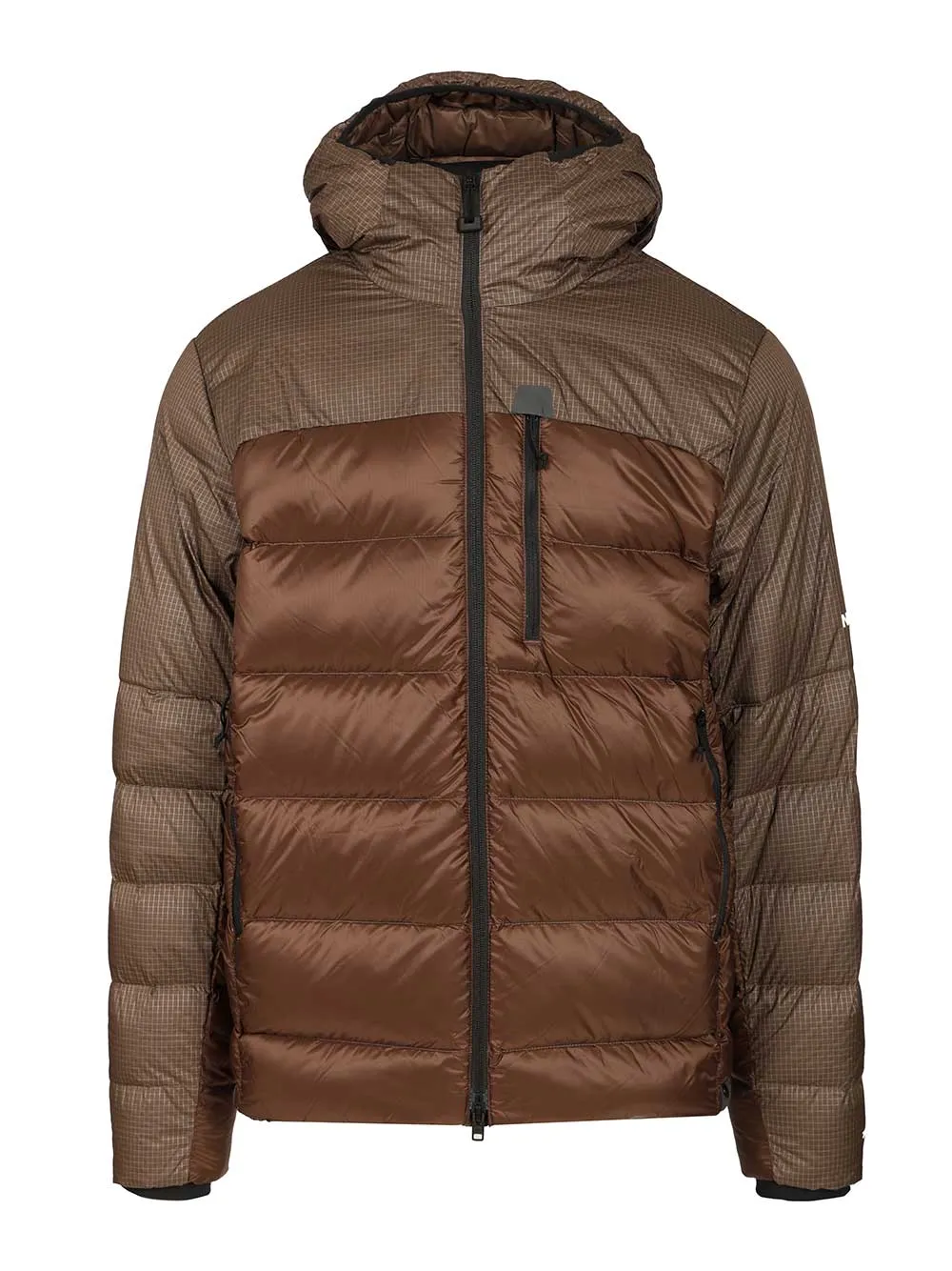 Kalix Hooded Down Jacket Jackets Brown sold by Wanan Luxury
