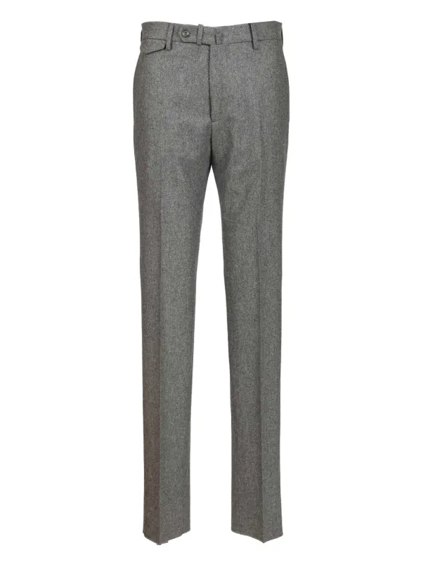 Flannel Trousers Grey made by Tagliatore