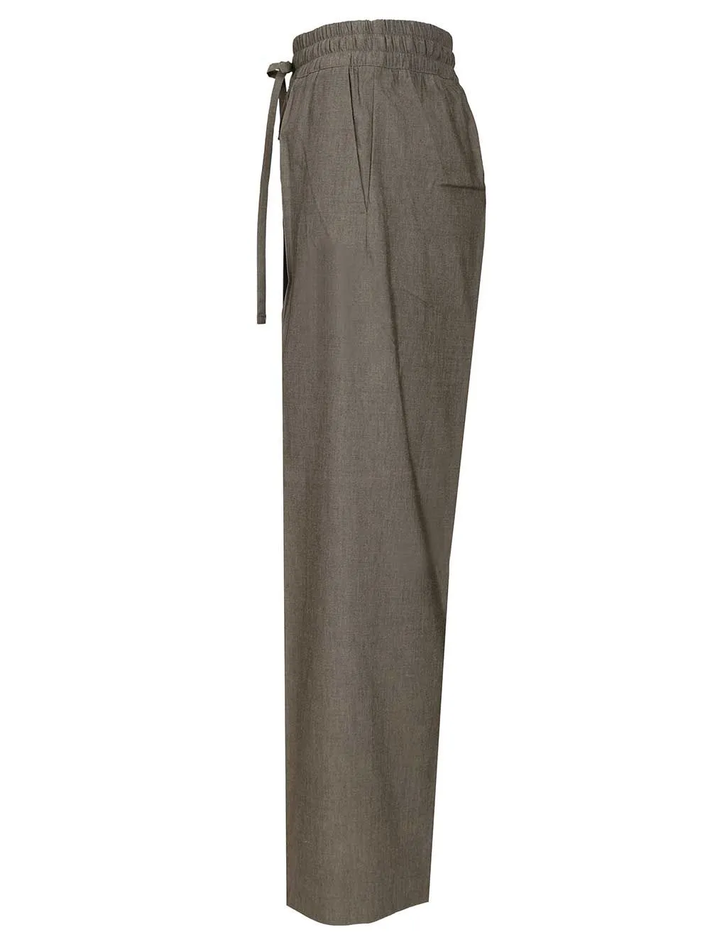 Wide Leg Trousers Grey sold by Wanan Luxury product image thumbnail 3