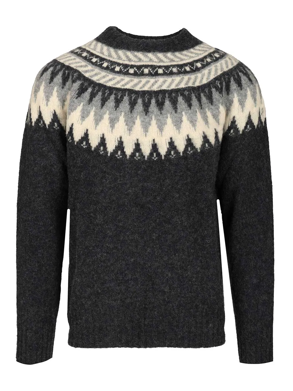 Norwegian Sweater Knitwear Grey sold by Wanan Luxury