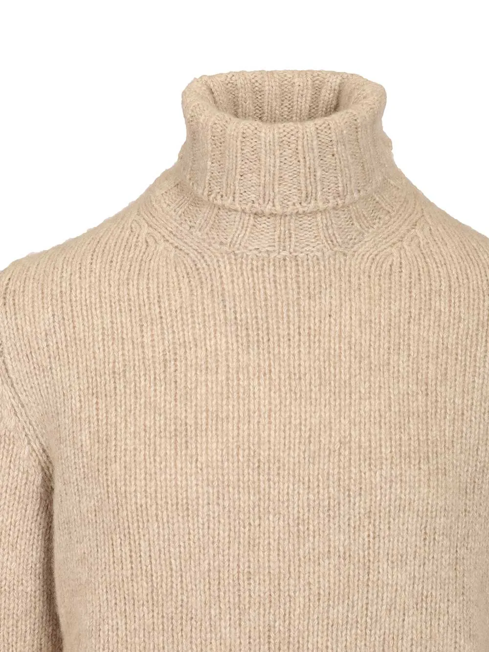 Turtleneck Sweater Knitwear Beige sold by Wanan Luxury product image thumbnail 4