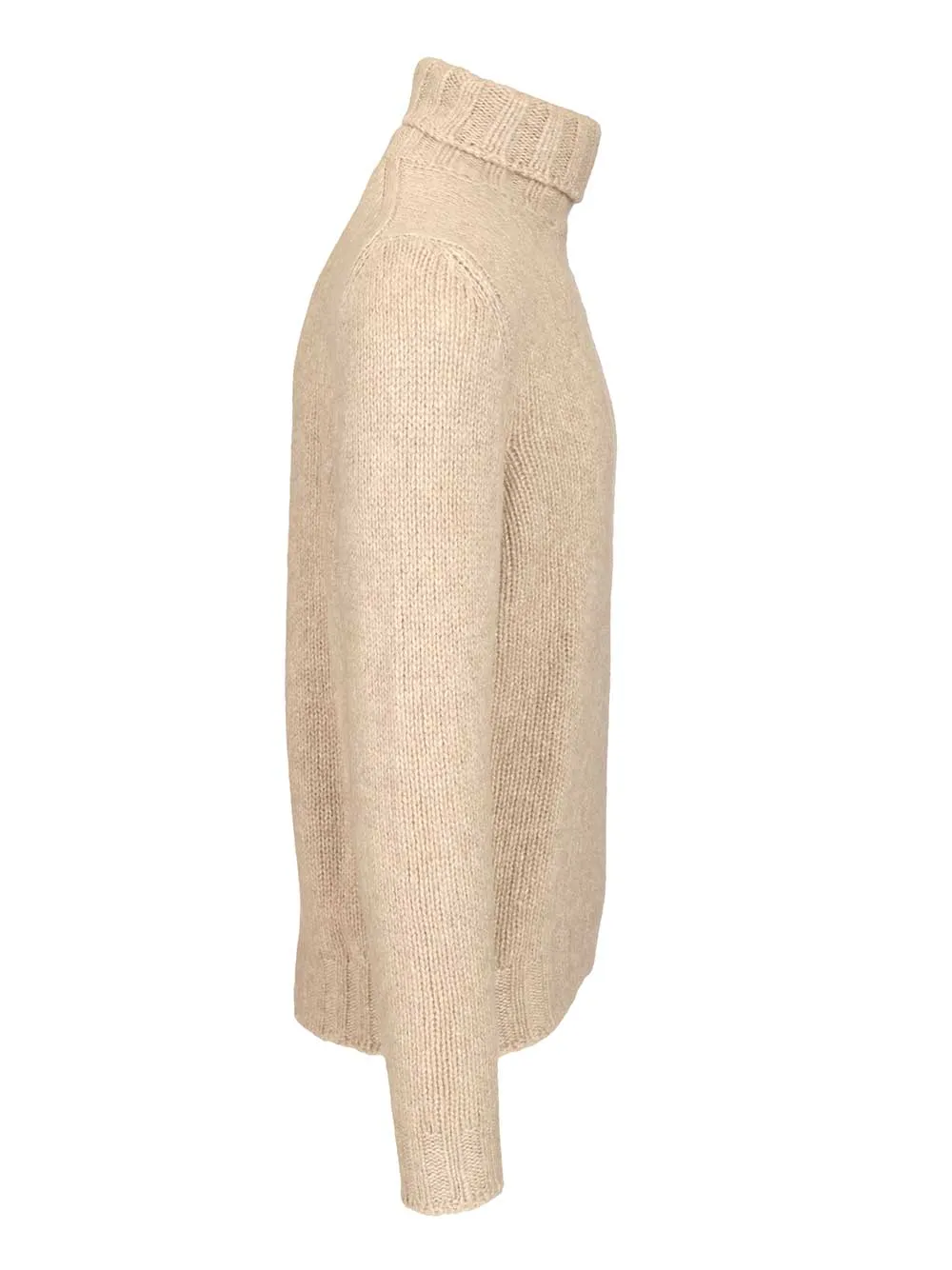 Turtleneck Sweater Knitwear Beige sold by Wanan Luxury product image thumbnail 3