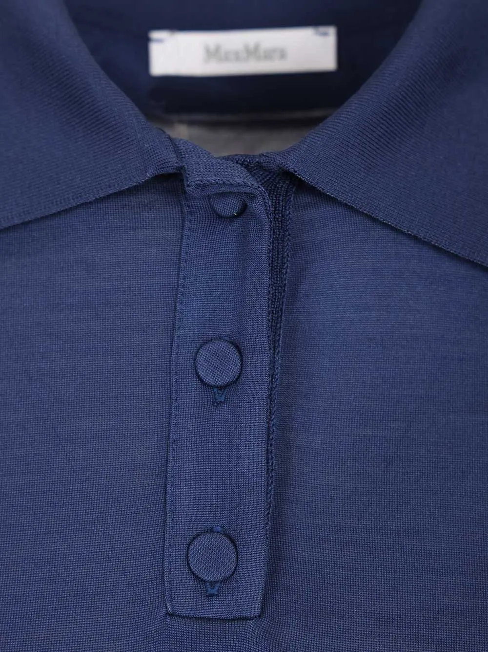 Silk Jersey Polo Shirt Blue sold by Wanan Luxury product image thumbnail 3