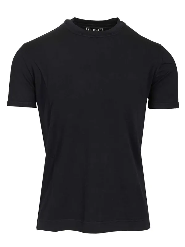 Stretch T-Shirt Blue sold by Wanan Luxury