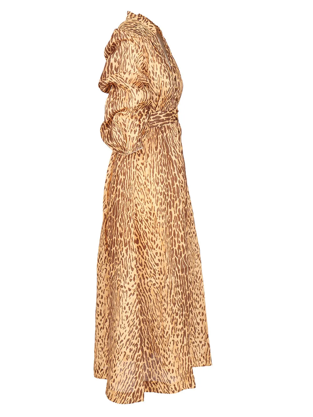 Leopard Print Midi Dress Dresses Animalier sold by Wanan Luxury product image thumbnail 3