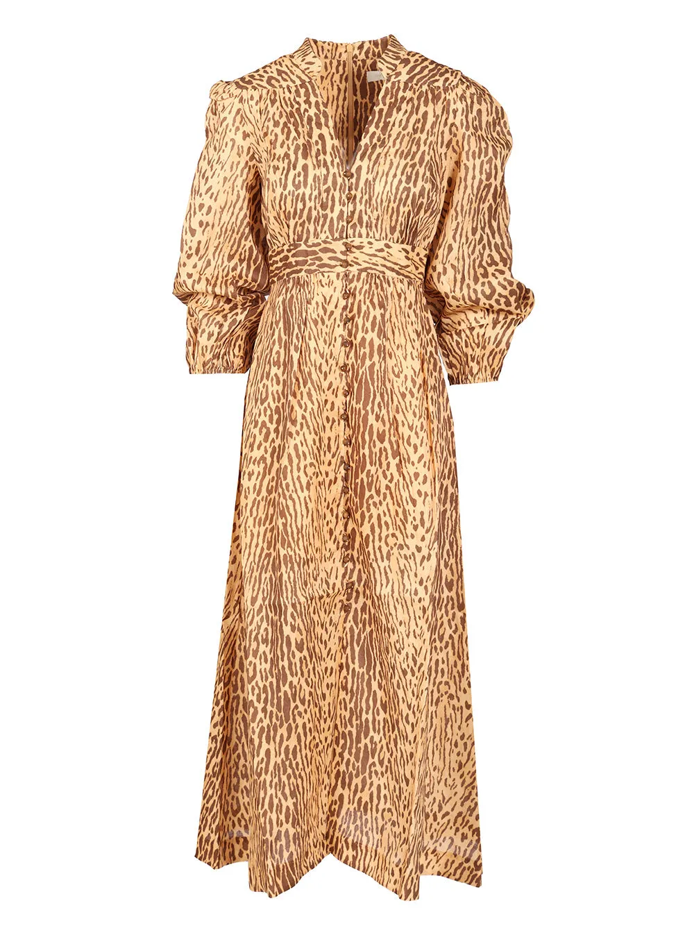 Leopard Print Midi Dress Dresses Animalier sold by Wanan Luxury