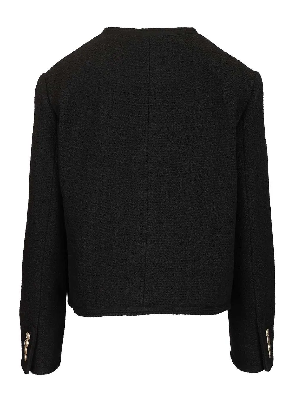 Bouclé Tweed Jacket Jackets Black sold by Wanan Luxury product image thumbnail 2