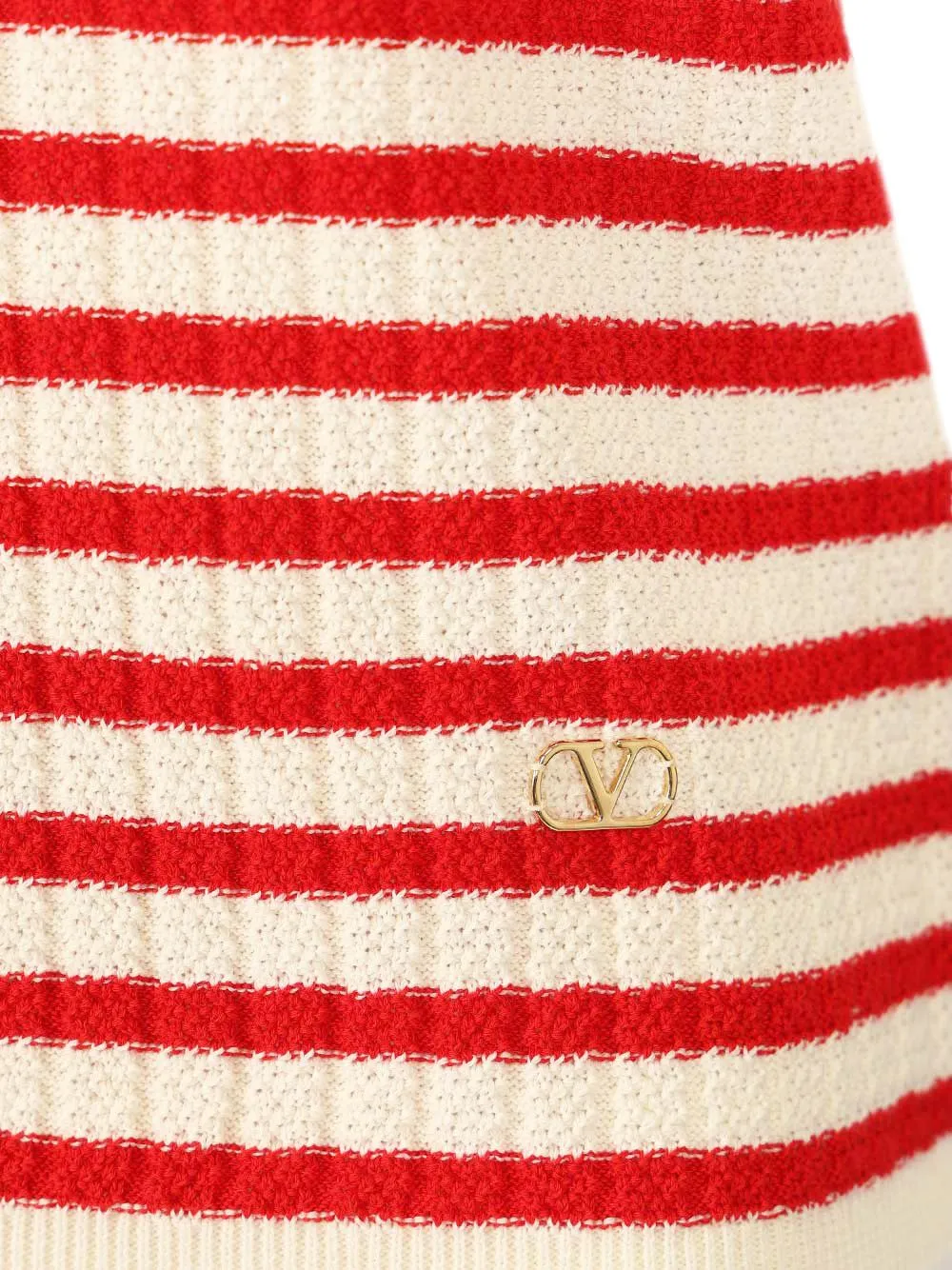 Ribbed And Striped Cotton T-Shirt Multicolor sold by Wanan Luxury product image thumbnail 3