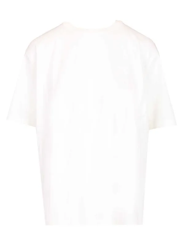 Cotton And Silk T-Shirt White sold by Wanan Luxury