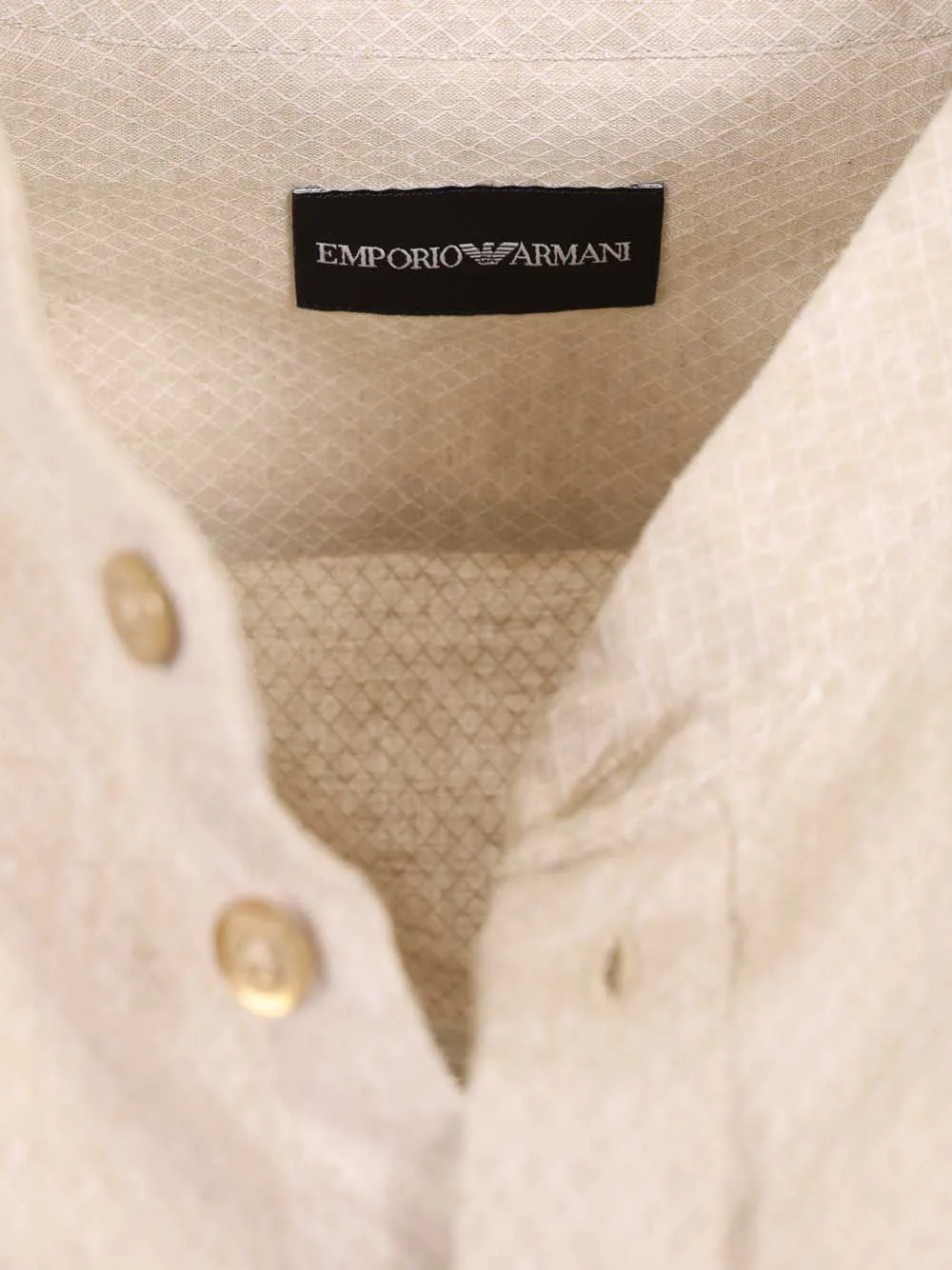 Mandarin Collar Shirt Shirts Beige sold by Wanan Luxury product image thumbnail 4