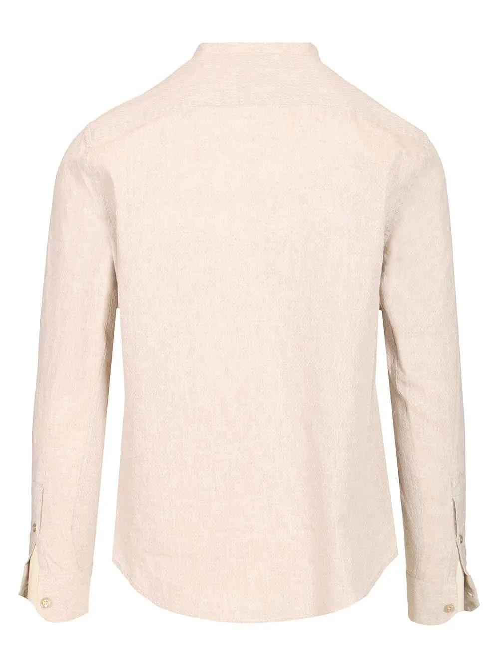 Mandarin Collar Shirt Shirts Beige sold by Wanan Luxury product image thumbnail 2