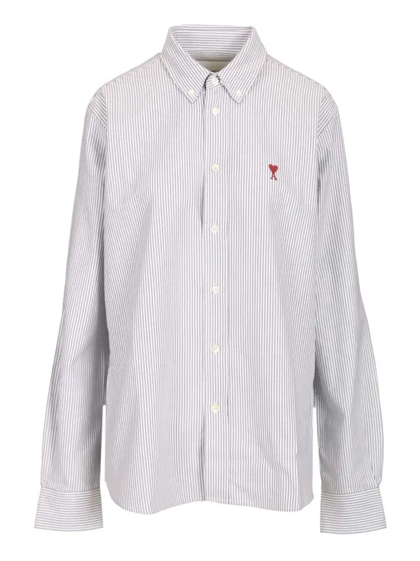 Striped Shirt Shirts Light Blue sold by Wanan Luxury