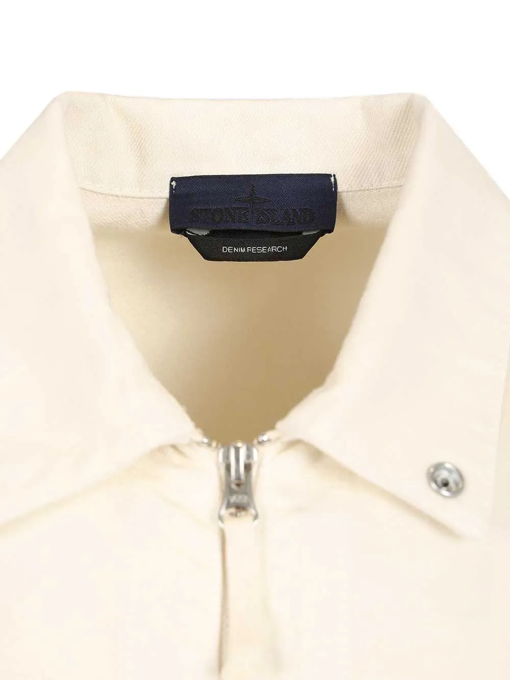 Cotton Denim Overshirt Shirts White sold by Wanan Luxury product image thumbnail 5