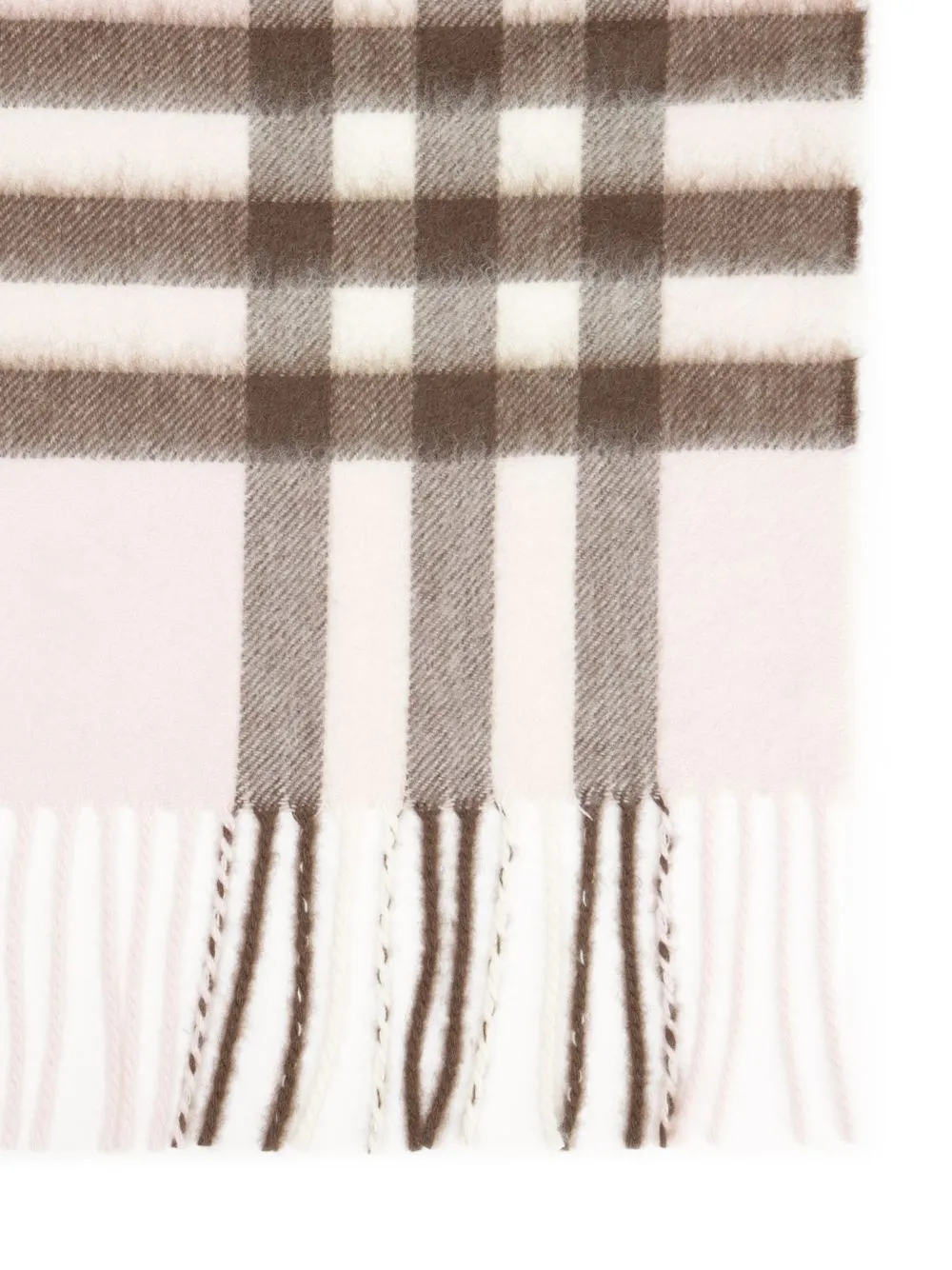 Check Cashmere Scarf Scarves And Foulards Rose sold by Wanan Luxury product image thumbnail 2