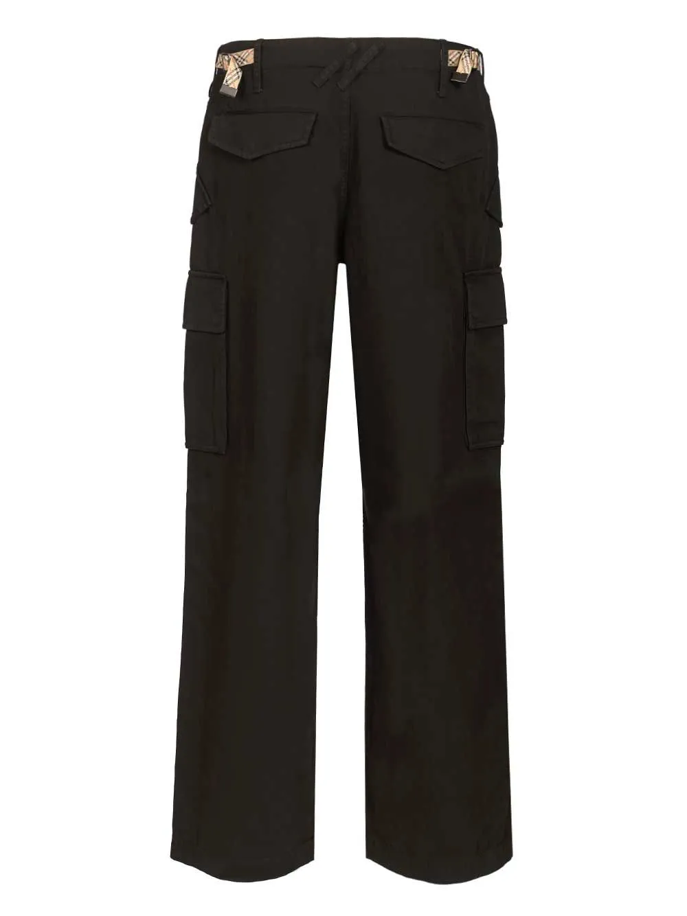 Cargo Crafted From Cotton Twill Trousers Black sold by Wanan Luxury product image thumbnail 2