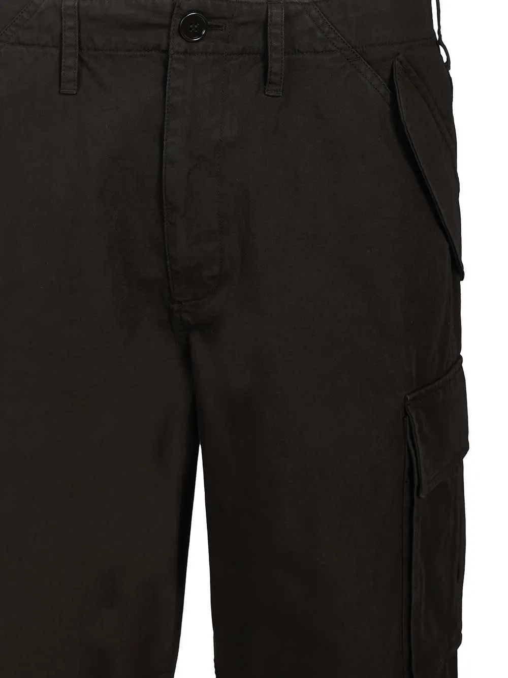 Cargo Crafted From Cotton Twill Trousers Black sold by Wanan Luxury product image thumbnail 4
