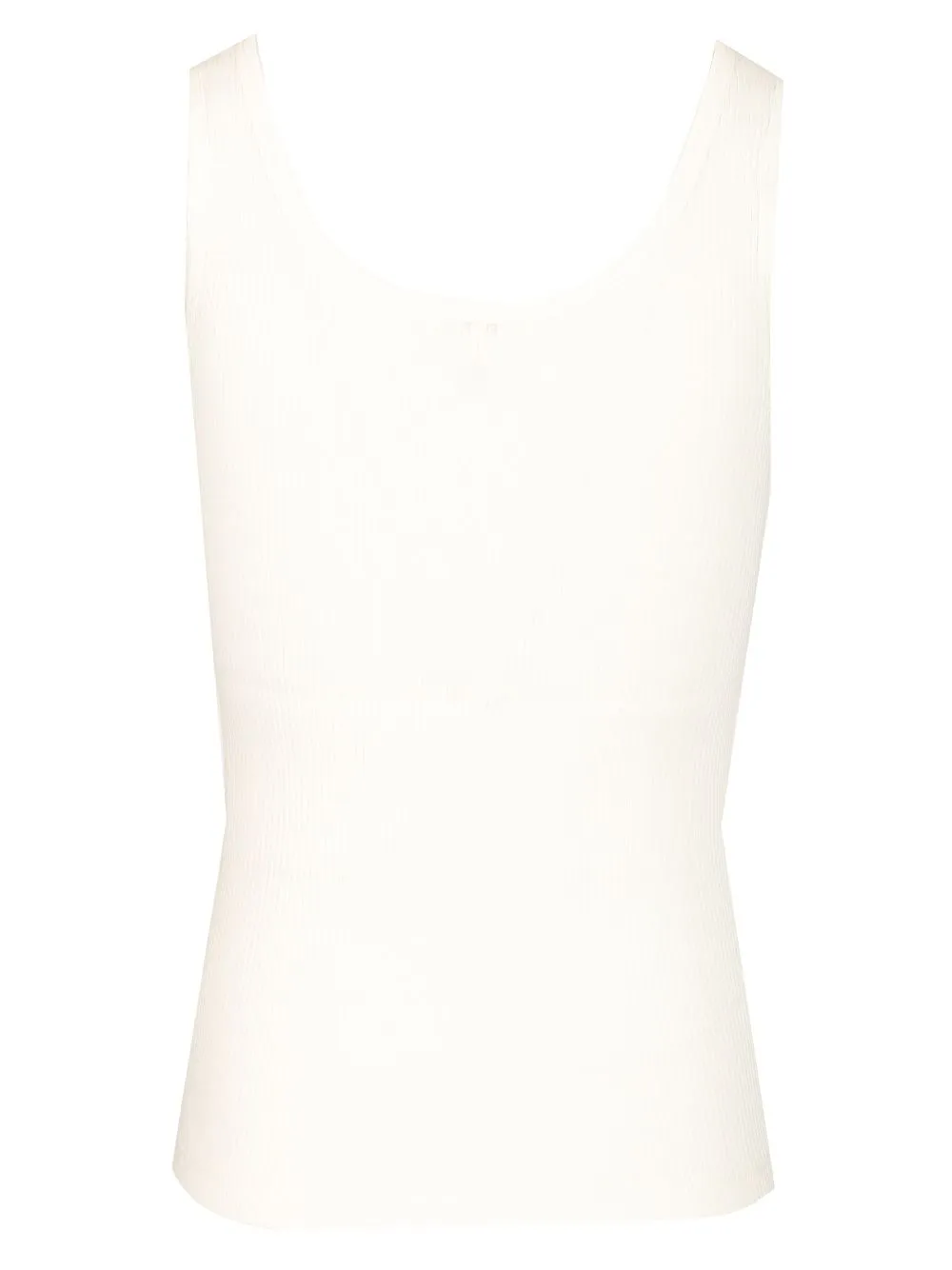 Ribbed Stretch Jersey Tops White sold by Wanan Luxury product image thumbnail 2