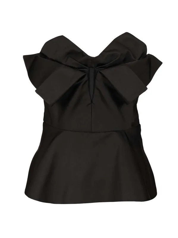 Corset Top Tops Black made by Alexander McQueen