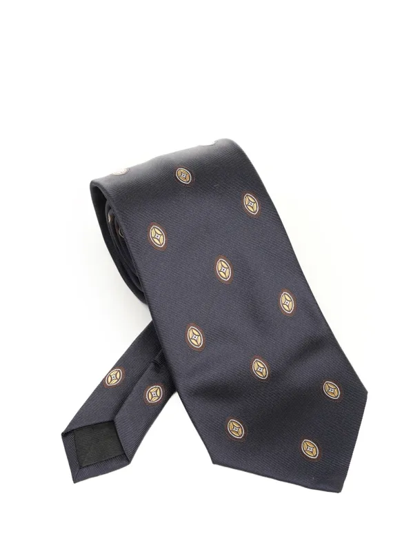 Wide Tie Ties And Bow Ties Blue made by Yves Saint Laurent